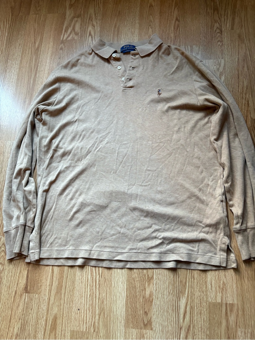 Polo ralph lauren size M classic fit soft cotton polo long sleeves